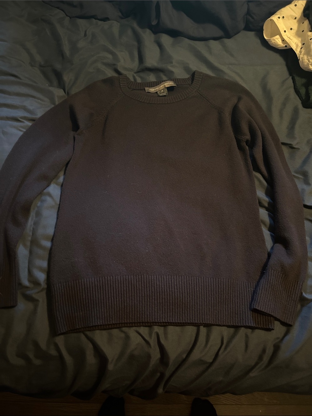 French Connection Navy Crewneck Sweater